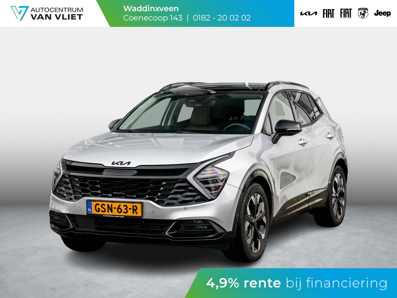 Kia Sportage - 1.6 T-GDi Plug-in Hybrid AWD DynamicPlusLine | Ontchromed | Handmade Leder | Schuif/Kantel - AutoWereld.nl