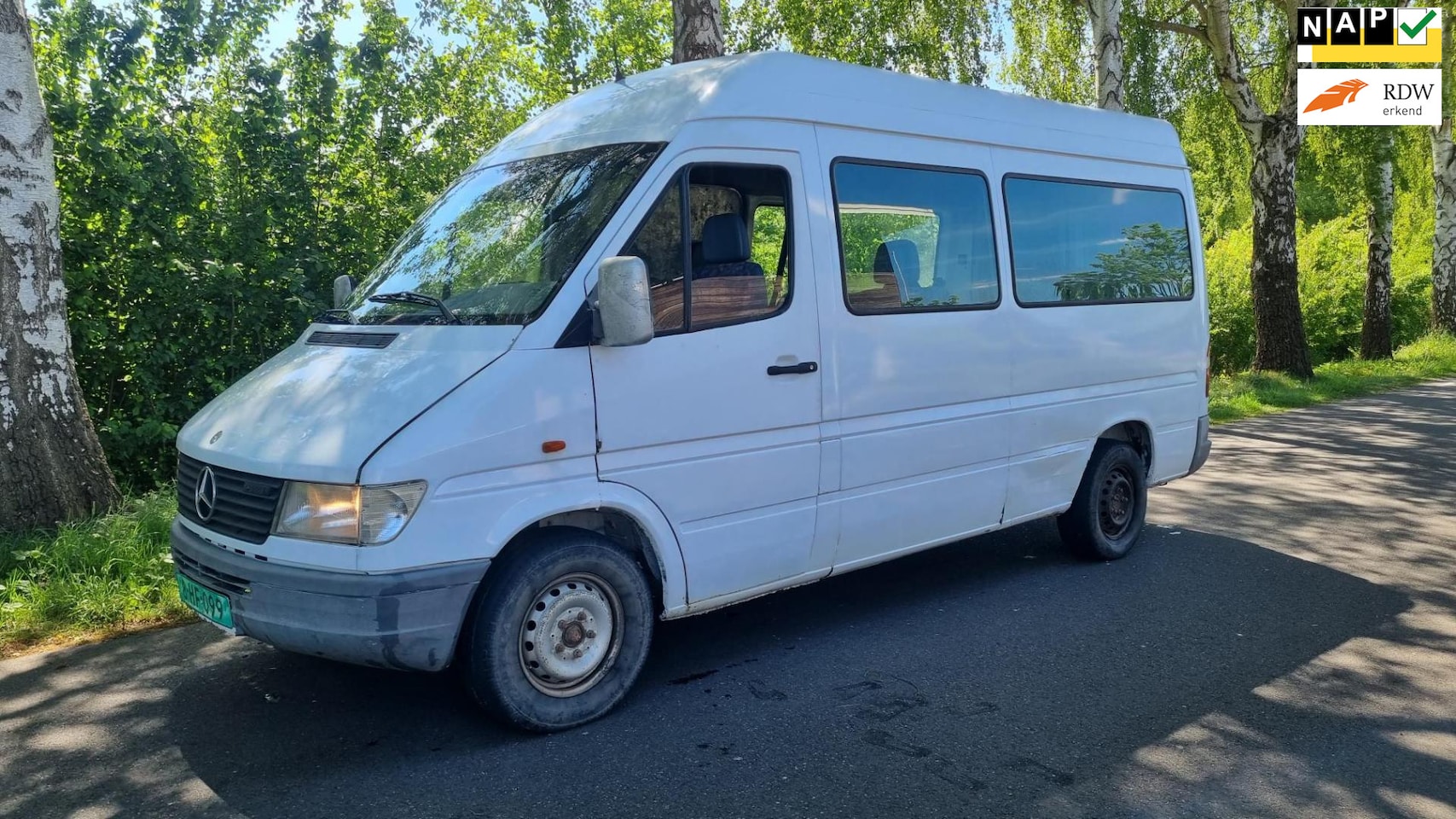 Mercedes-Benz Sprinter - 312D 212D 208D AIRCO 20 SEATS CLEAN-HOLLAND CAR - AutoWereld.nl