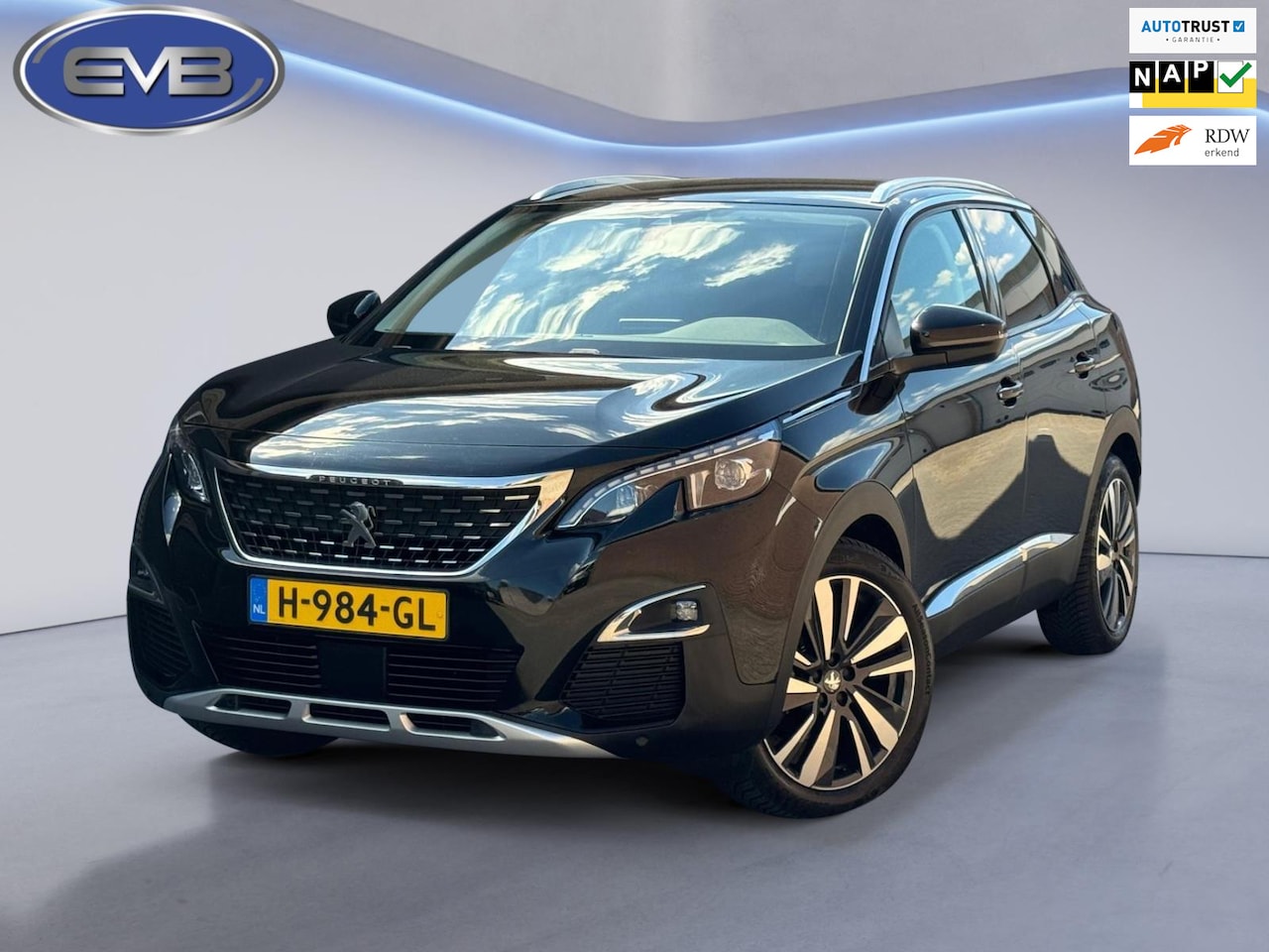 Peugeot 3008 - 1.2 PureTech AUTOMAAT Blue Lease Premium, afn trekhaak, camera,vele opties, nl auto met na - AutoWereld.nl