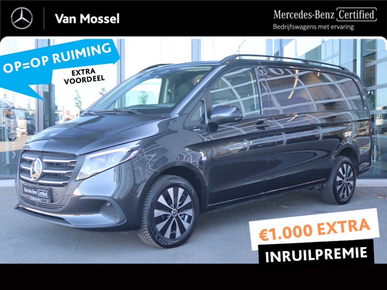 Mercedes-Benz Vito - 116 CDI Aut. L2 Select | AIRCO/DISTRONIC/360˚ CAMERA | Certified - AutoWereld.nl