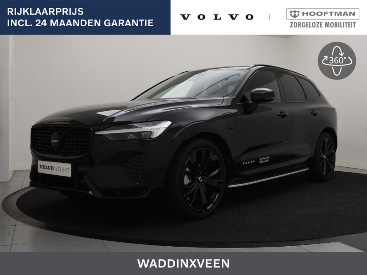 Volvo XC60 - T8 PLUG-IN HYBRID ULTRA BLACK EDITION LUCHTVERING 360GR CAM SCHU - AutoWereld.nl