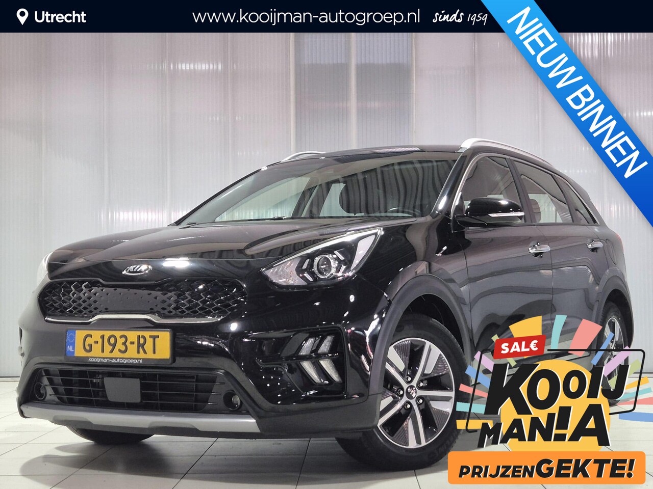 Kia Niro - 1.6 GDi Hybrid DynamicLine 1.6 GDi Hybrid DynamicLine , slechts 34.000 km, Apple Carplay/Android Auto, achteruitrijca - AutoWereld.nl