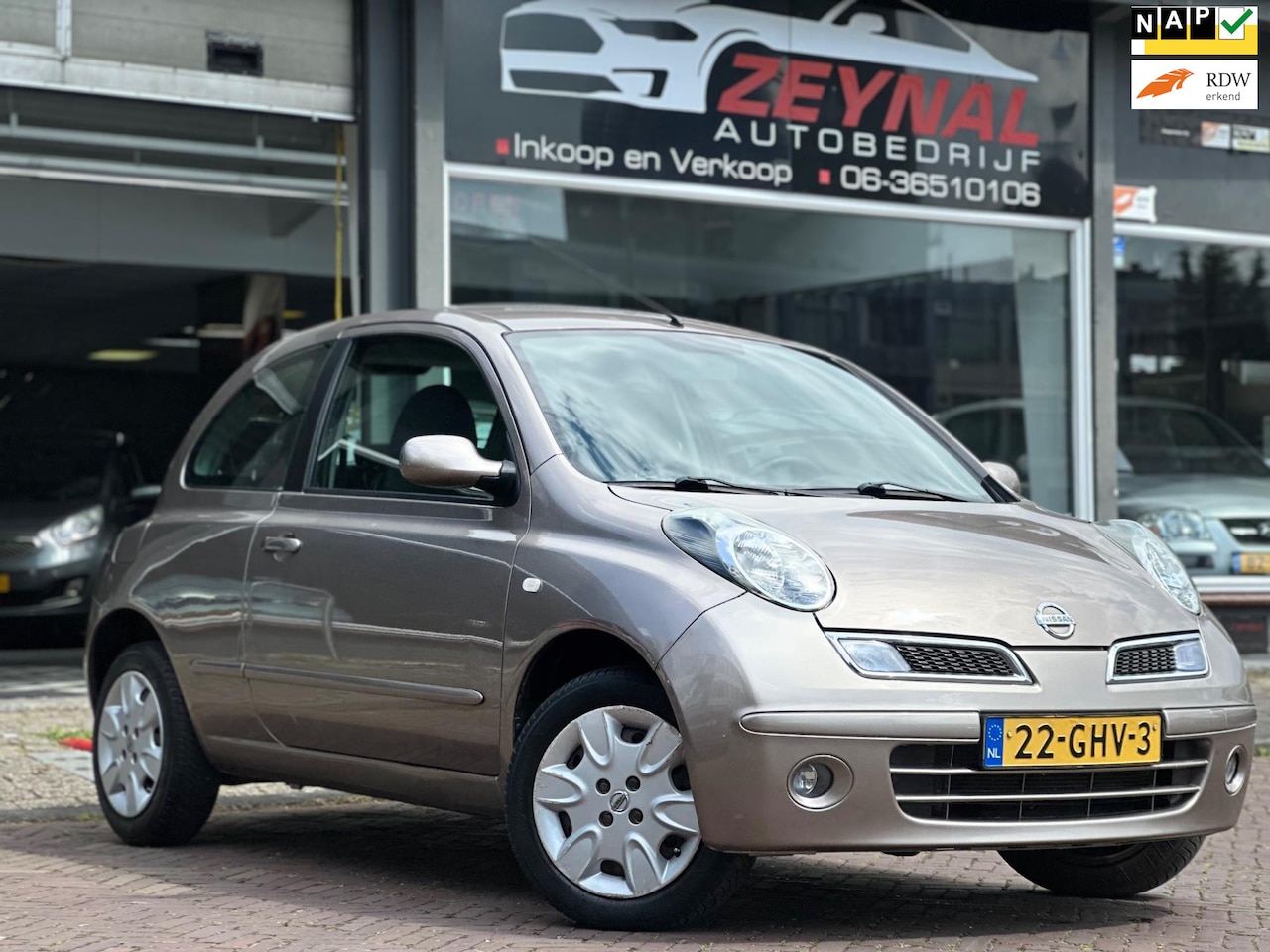 Nissan Micra - 1.2 Acenta Automaat Cruise Airco Rijklaar - AutoWereld.nl
