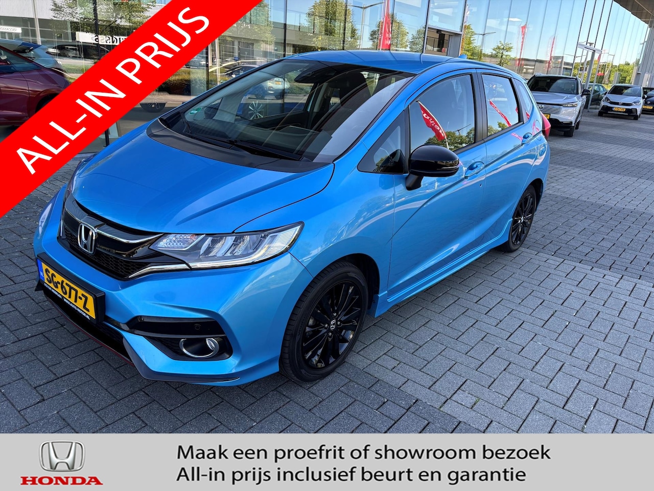 Honda Jazz - 1.5 Dynamic 130PK CVT | P.cam | Pdc | Navi - AutoWereld.nl