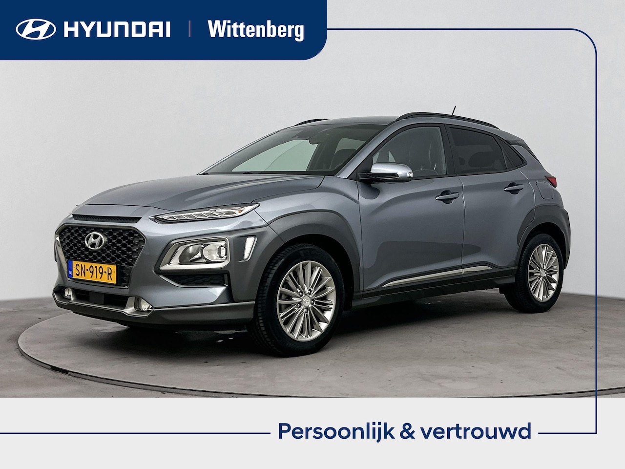 Hyundai Kona - 1.0T FASHION | CLIMA | CRUISE | BLUETOOTH | PDC | 17'' LM VELGEN | PRIVACY GLASS | APPLE C - AutoWereld.nl