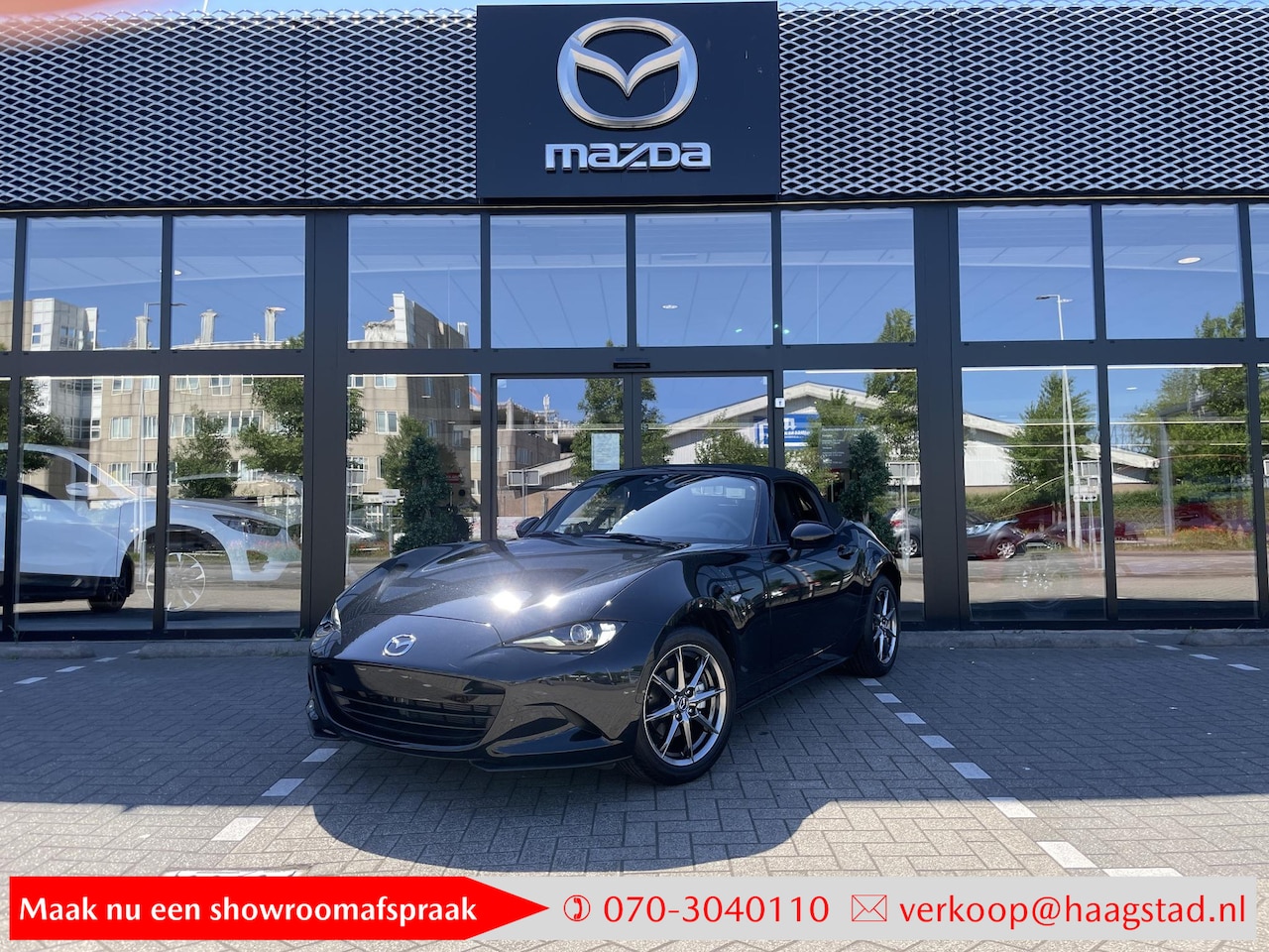 Mazda MX-5 - 1.5 SkyActiv-G 132 Exclusive-Line Nieuwprijs €48.990,- rijklaar nu Auto Haagstad Netto Dea - AutoWereld.nl