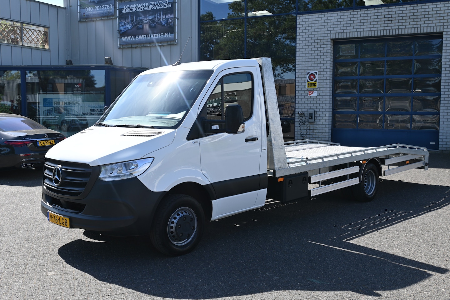 Mercedes-Benz Sprinter - 514 CDI L3 Autotransporter Oprijwagen Ambulance Lier, Geveerde stoel, Trekhaak - AutoWereld.nl