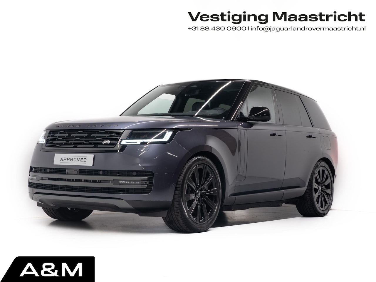 Land Rover Range Rover - 3.0 P440e HSE PHEV SV KLEUR -  Amethyst Purple Grey Gloss - AutoWereld.nl