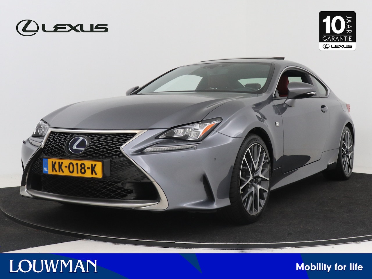 Lexus RC - 300h F-Sport Line | Schuifdak | Mark Levinson | Stoelverwarming en -ventilatie | Adaptief - AutoWereld.nl