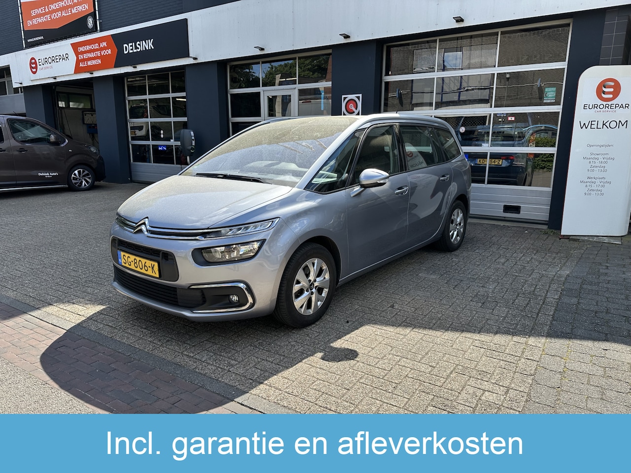 Citroën Grand C4 Picasso - 1.2 PureTech Business All-in Prijs Navi/Airco/Cruise/Park sens/Carplay Eurorepar - AutoWereld.nl