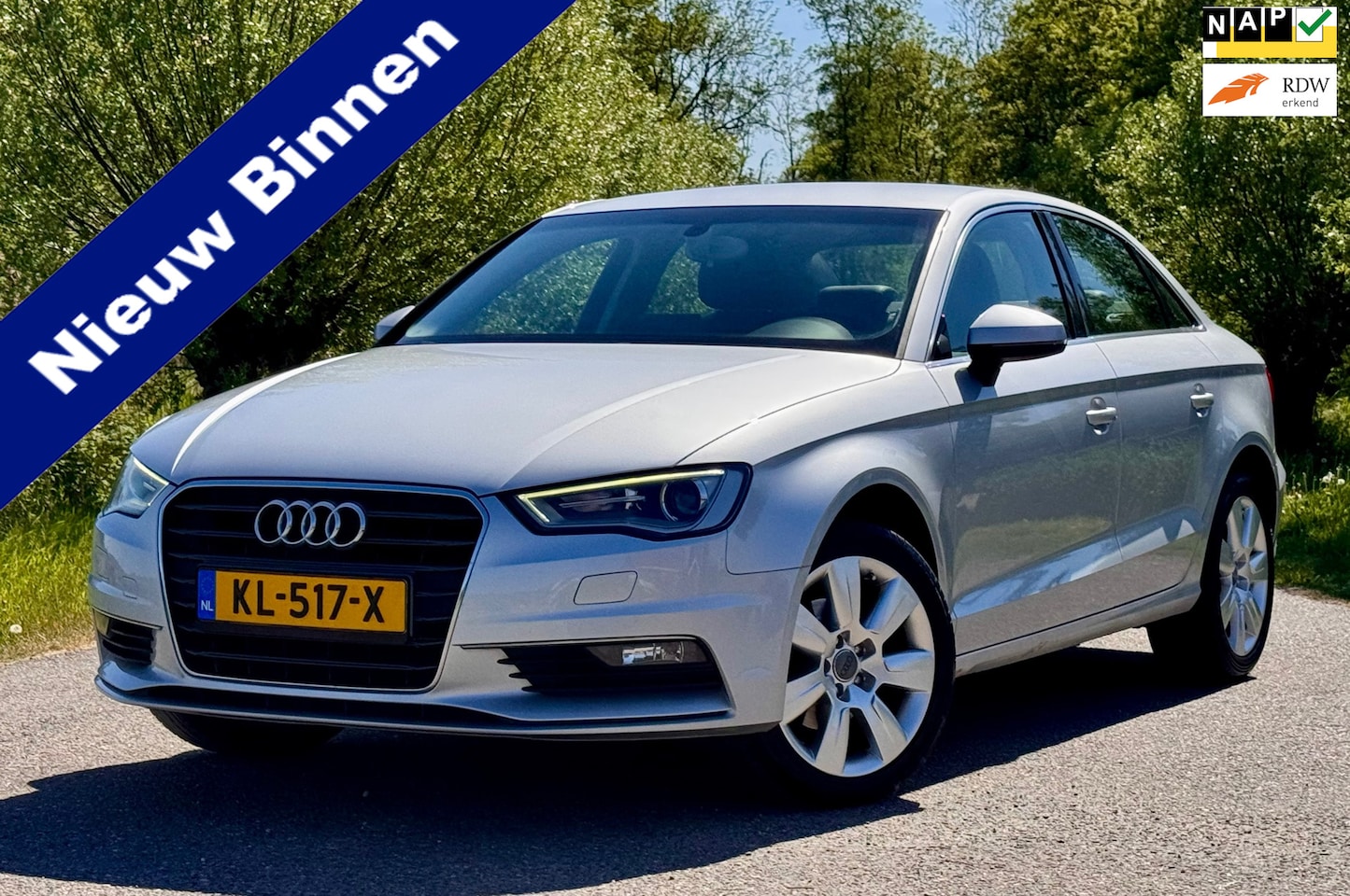 Audi A3 Limousine - 1.4 TFSI CoD Attraction Pro Line Plus Leder Stoelverwarming Clima Trekhaak 17INCH NAVI Goe - AutoWereld.nl