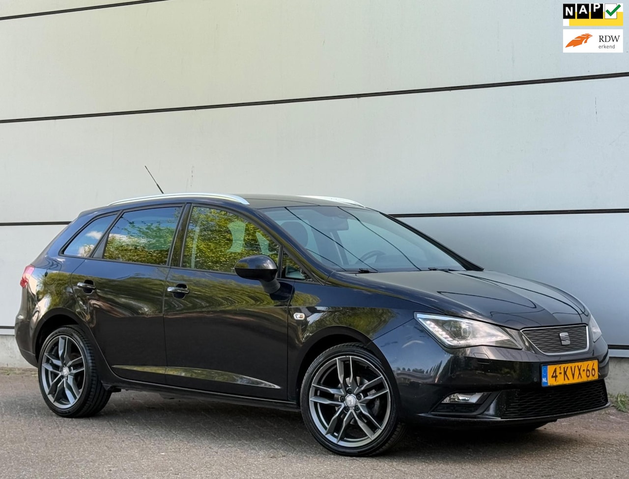 Seat Ibiza ST - 1.2 TDI Businessline High Half Leder |Xenon |Led |Navi |Clima |Cruise |Lmv |Nap |Boekjes - AutoWereld.nl
