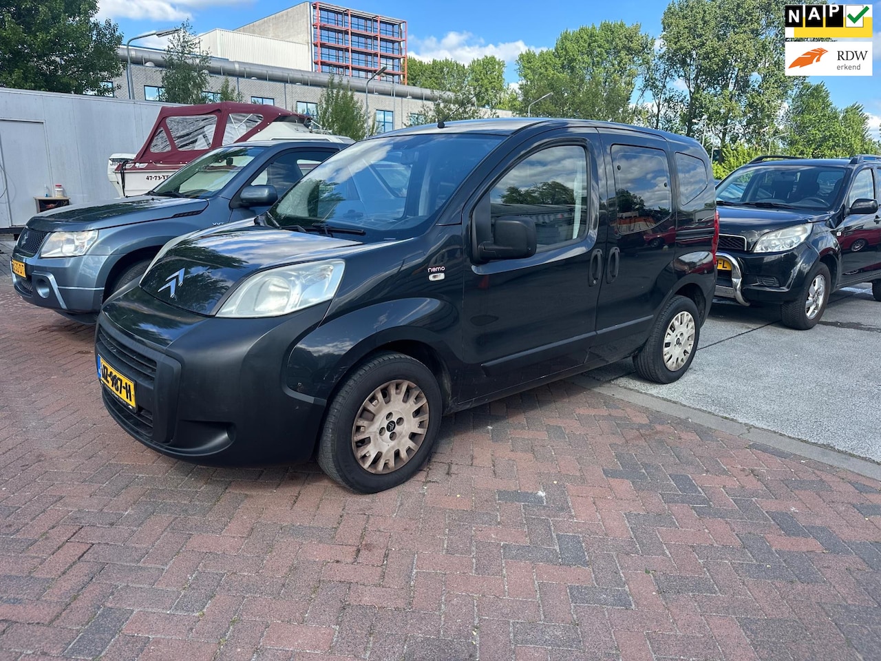 Citroën Nemo - 1.4i Multispace Airco! Zwart! 180DKM 2010 - AutoWereld.nl