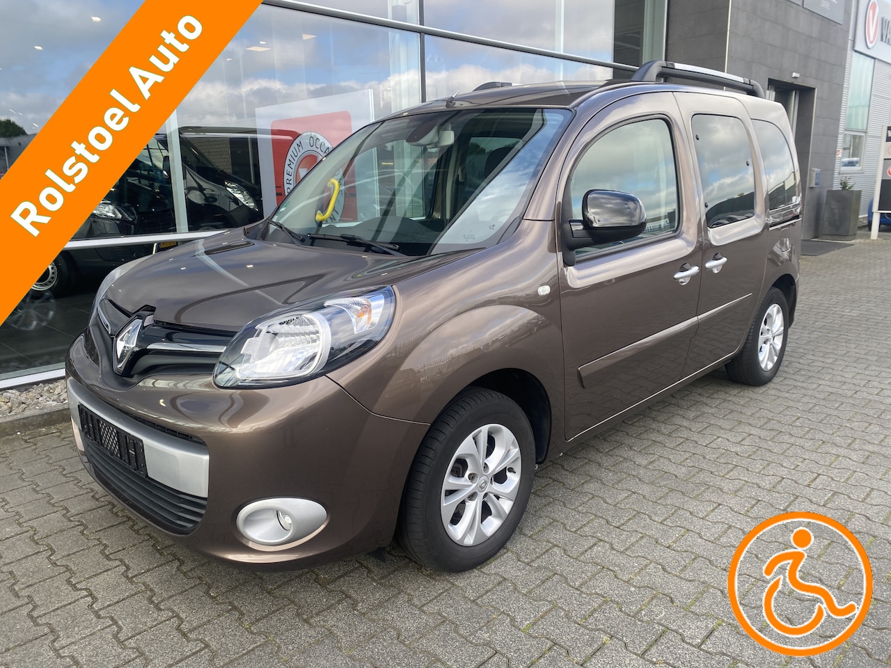 Renault Kangoo - 3+1 Rolstoelauto 1.2 TCe Limited Start&Stop (Zeer nette 3+1 Rolstoelauto met Automaat!) - AutoWereld.nl