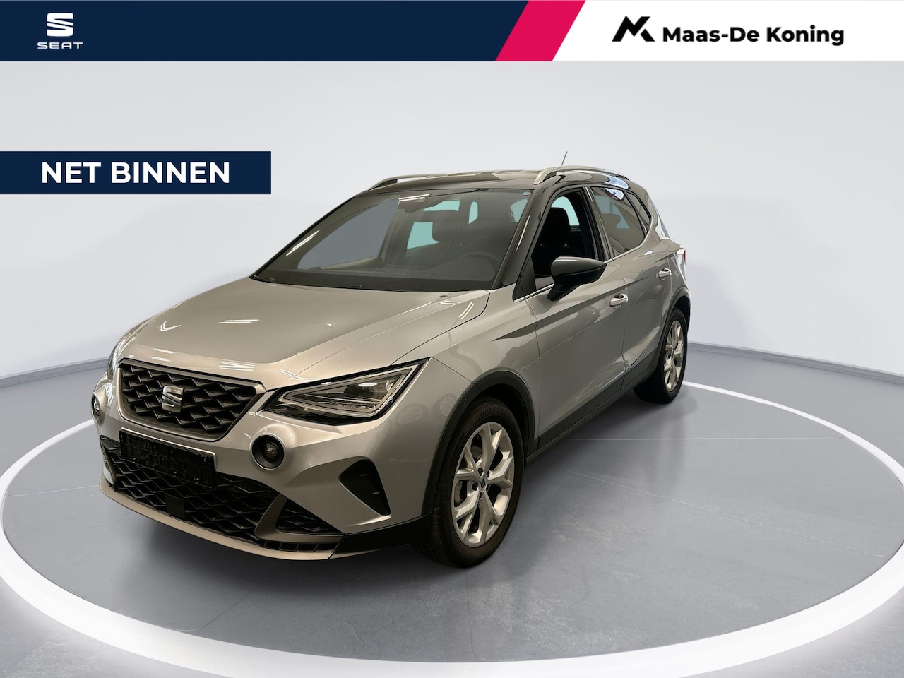 Seat Arona - 1.0 Tsi 95pk FR · Apple/Android Car Play · P-Sensoren · ACC · DAB · 17'' Inch · Garantie t - AutoWereld.nl