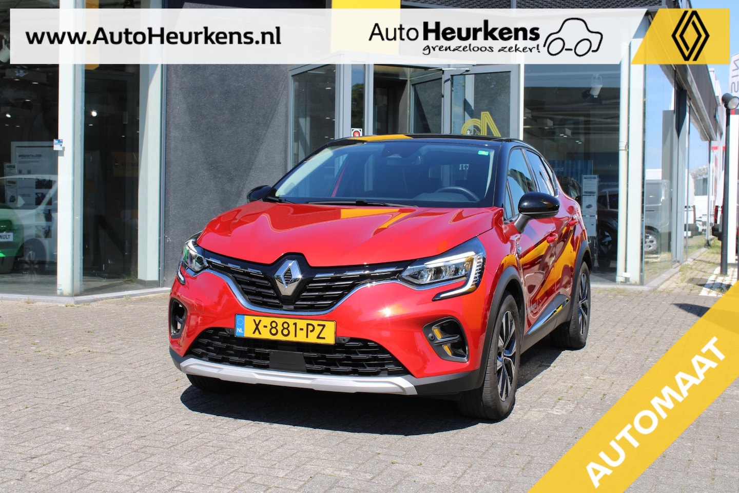 Renault Captur - 1.6 E-Tech full hybrid 145 techno l AUTOMAAT l Volledige onderhoudshistorie l Achteruitrij - AutoWereld.nl