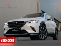 Mazda CX-3 - 2.0 SkyActiv-G 120/ Trekhaak / Leder Alcantara / Head-Up / Stoel+stuurverwarming / CarPlay
