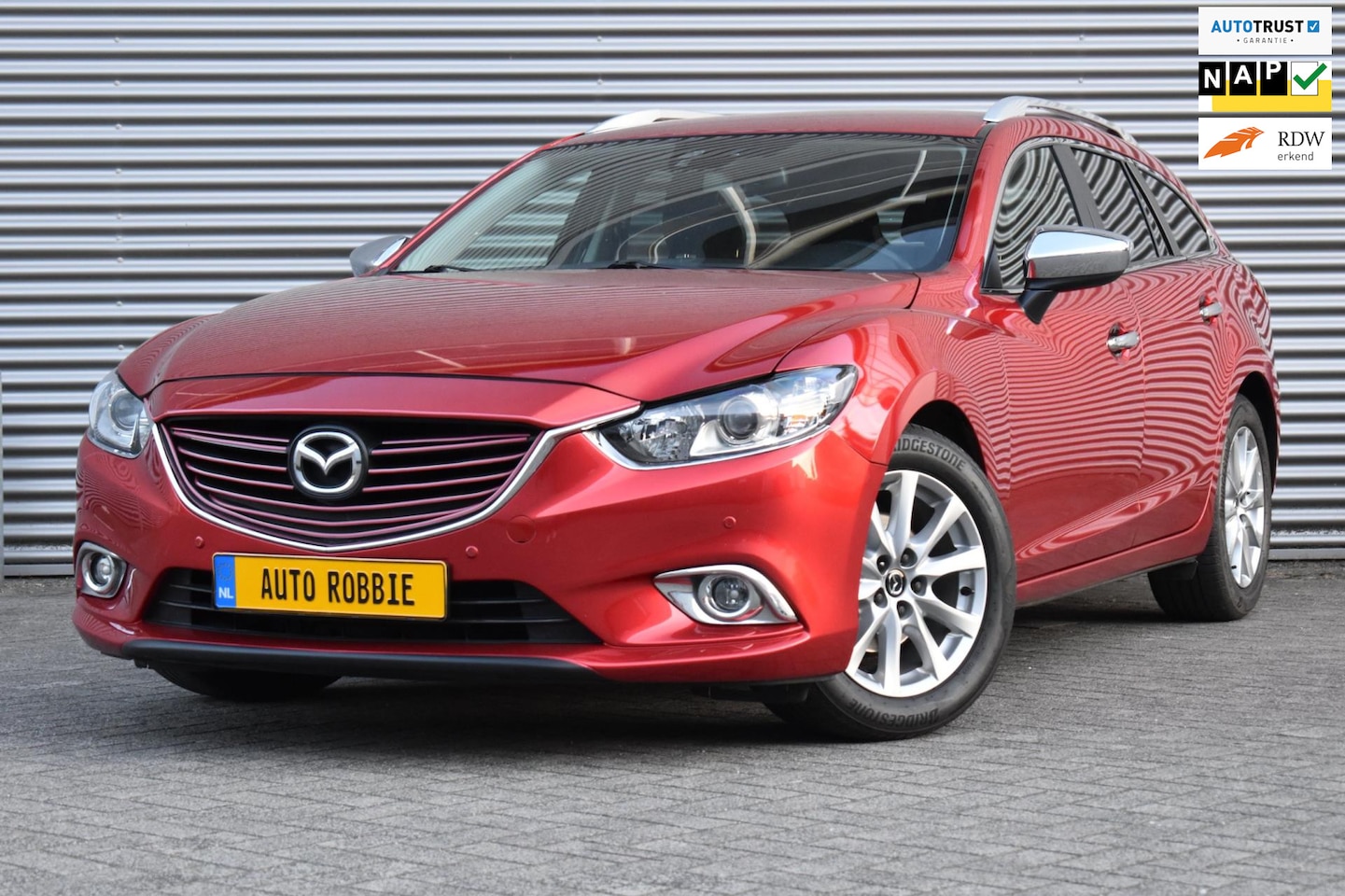 Mazda 6 Sportbreak - 2.0 165-PK, Airco, Ecc, Cruise, Navi, Lmv. - AutoWereld.nl