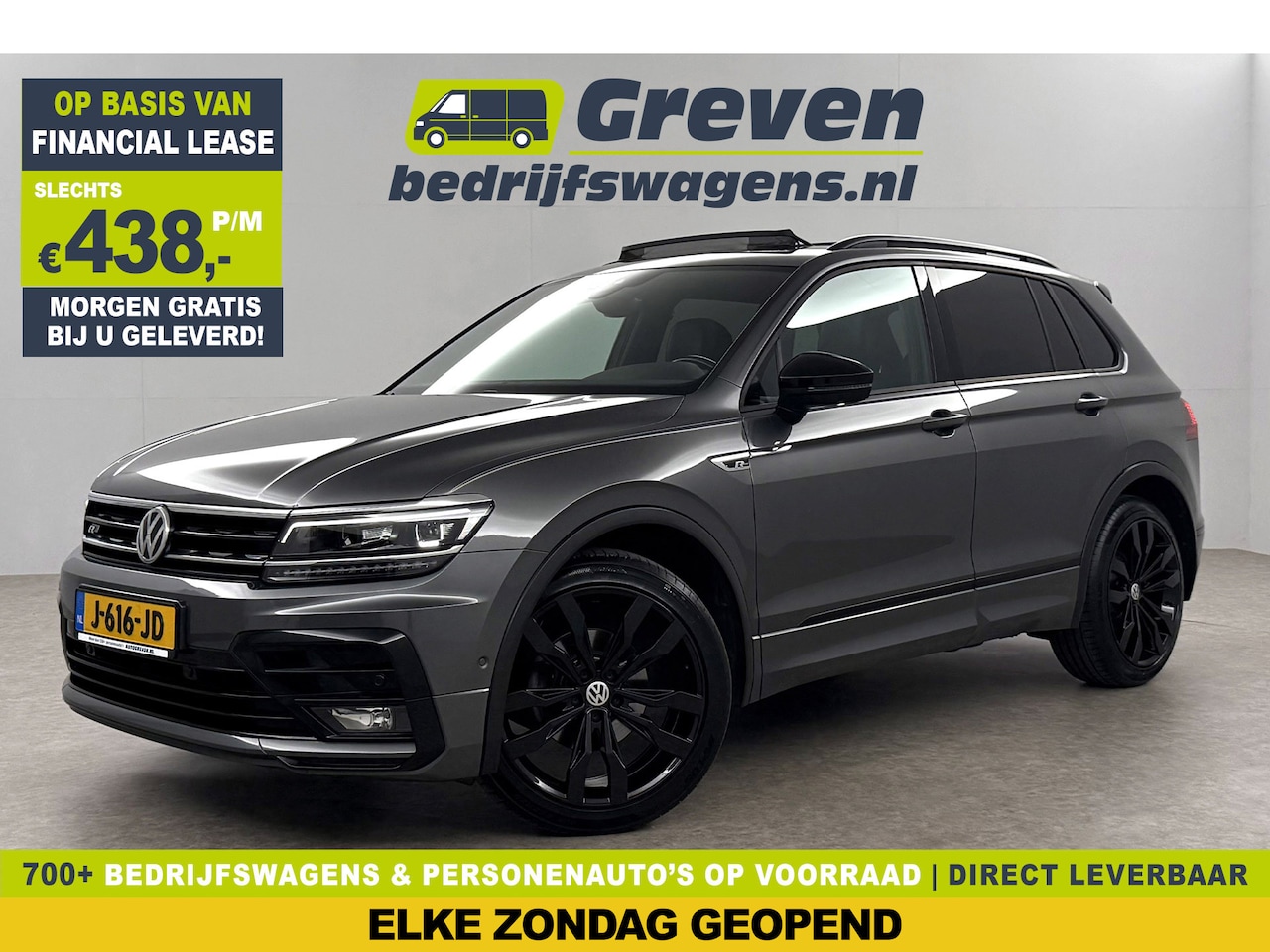 Volkswagen Tiguan - 1.5 TSI 150PK ACT R-Line | Black Style Pakket | Pano LED Trekhaak ACC Virtual Camera Clima - AutoWereld.nl