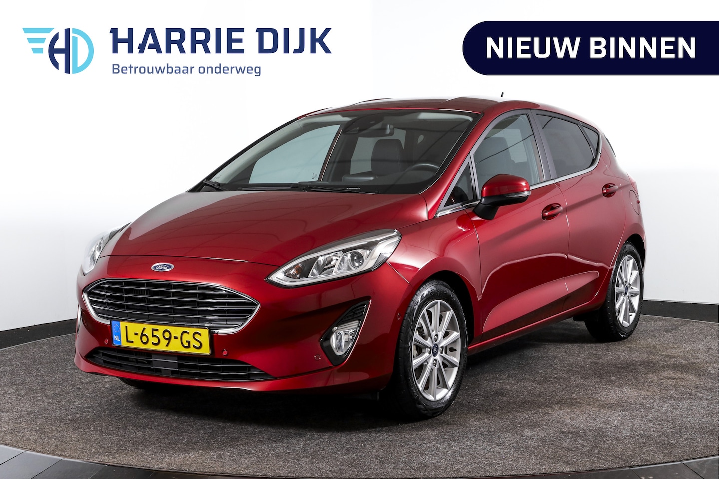 Ford Fiesta - 1.0 EcoBoost 120 PK Hybrid Titanium X ( Org. NL) | Bang & Olufsen | Winter Pack | Adapt. C - AutoWereld.nl