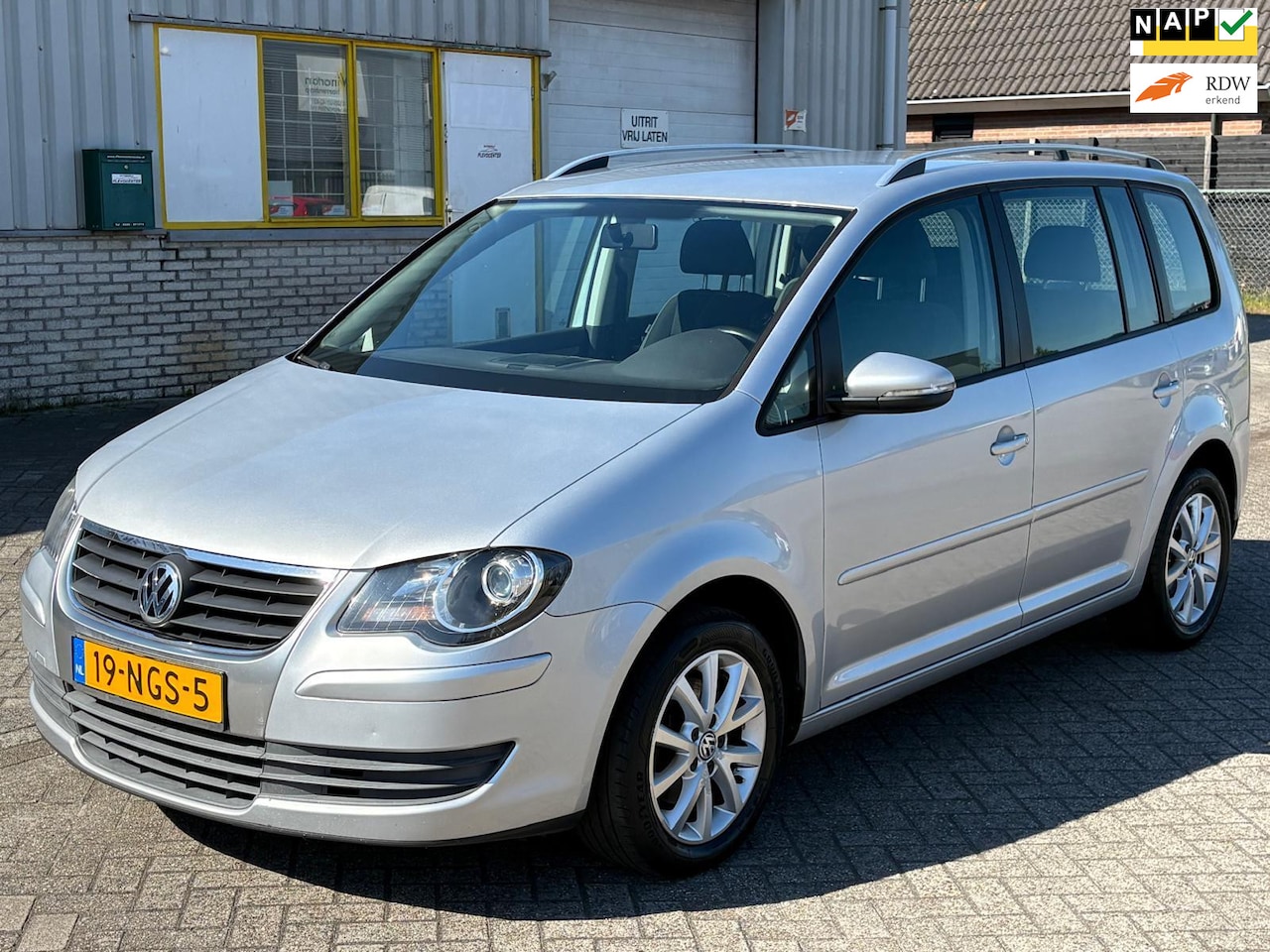 Volkswagen Touran - 1.4 TSI 140 PK 6 BAK Bj 2010 Comfortline 1e Eig Ecc Airco Navi Bluetooth Cruise Control El - AutoWereld.nl