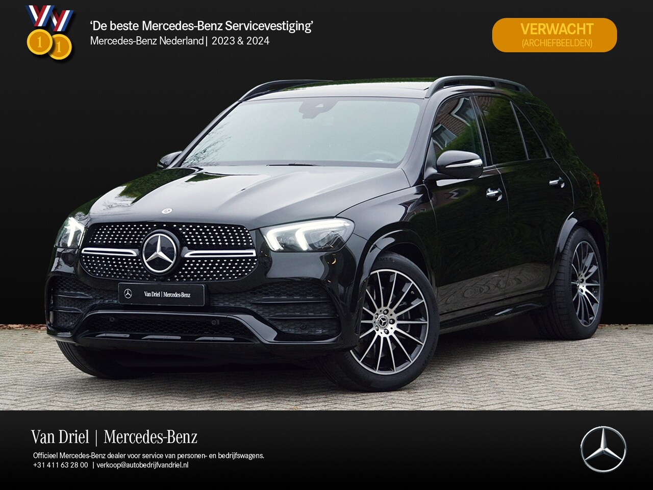 Mercedes-Benz GLE-Klasse - GLE 350 e 4M AMG line Night | Airmatic Multibeam Warmtepakket Trekhaak - AutoWereld.nl