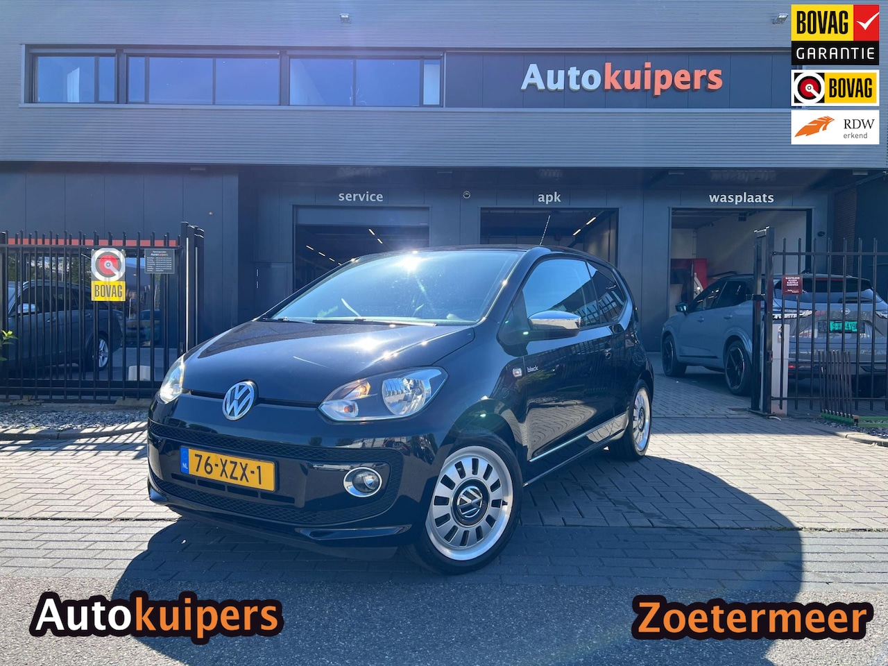 Volkswagen Up! - 1.0 high up! BlueMotion | Met o.a. cruise control, PDC achter, navigatie, en airco! - AutoWereld.nl