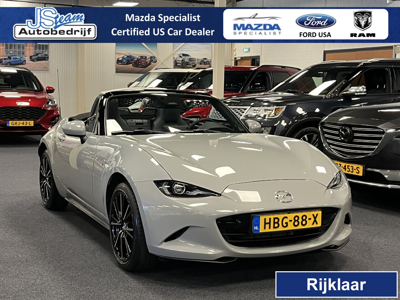Mazda MX-5 - ND Roadster 2.0 SkyActiv-G 184 Exclusive-Line Bose Leder Camera PDC Apple CarPlay - AutoWereld.nl