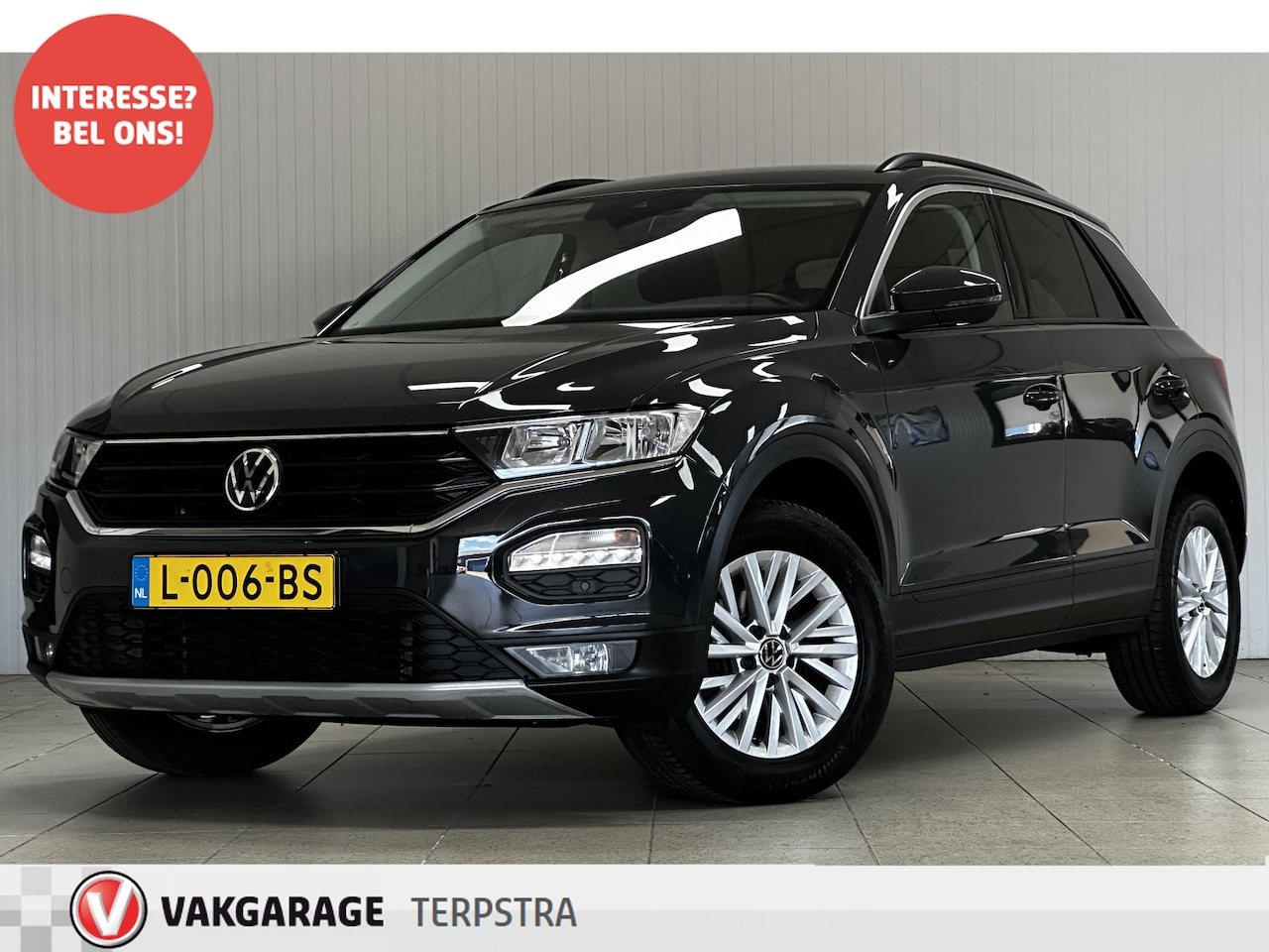 Volkswagen T-Roc - 1.0 TSI Style/ DAB+/ Airco/ Adaptive Cruise/ Elek. pakket/ Isofix/ Lane-Assist./ Bluetooth - AutoWereld.nl