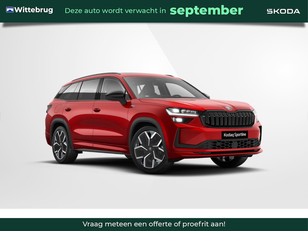 Skoda Kodiaq - 1.5 TSI PHEV Sportline Business Inruilpremie €1500,- / 20" lichtmetalen velgen / Comfort P - AutoWereld.nl