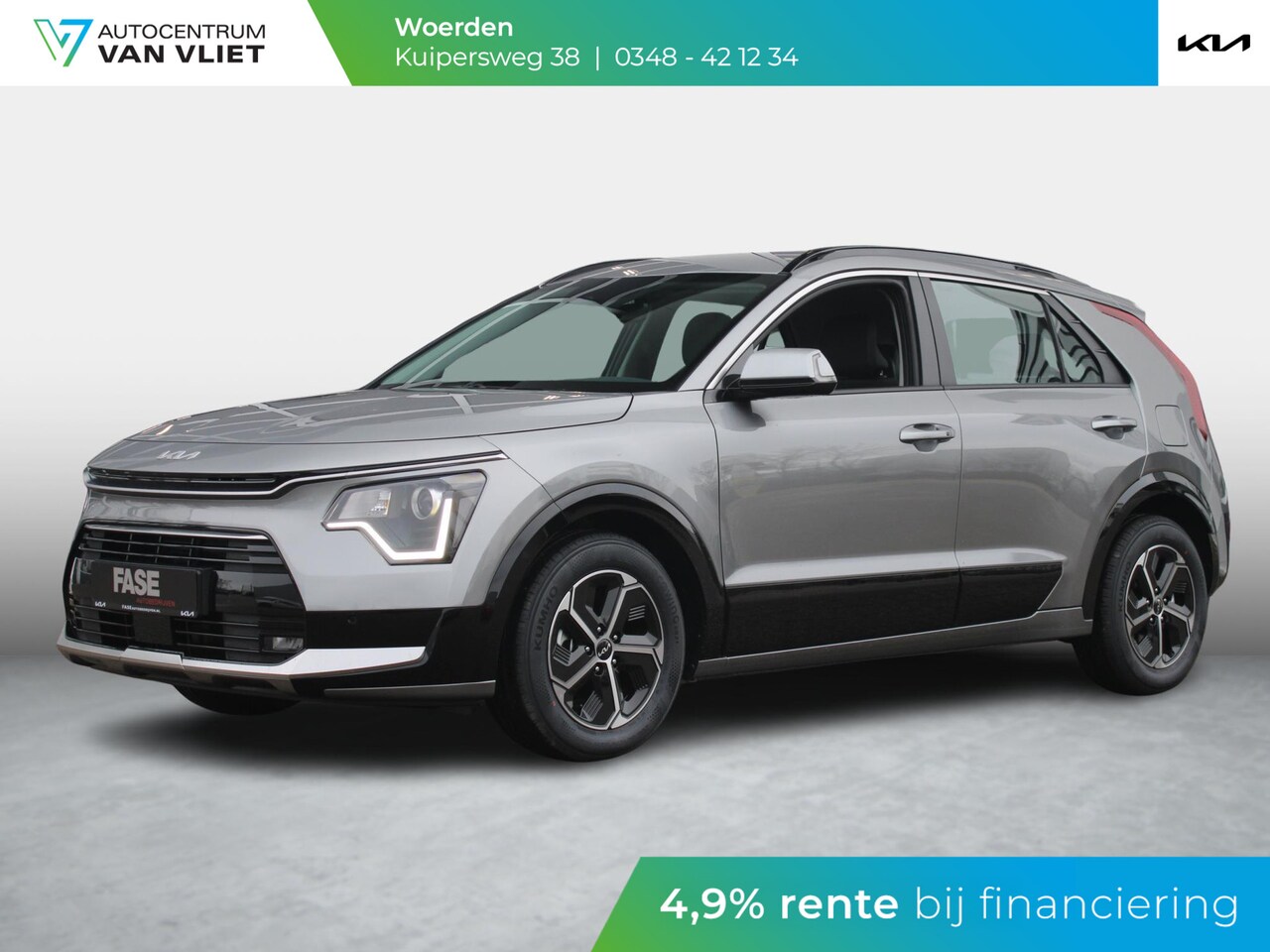 Kia Niro - 1.6 GDi Hybrid DynamicLine | Nov leverbaar | Keyless | Adapt. Cruise | LED | Navi | Carpla - AutoWereld.nl