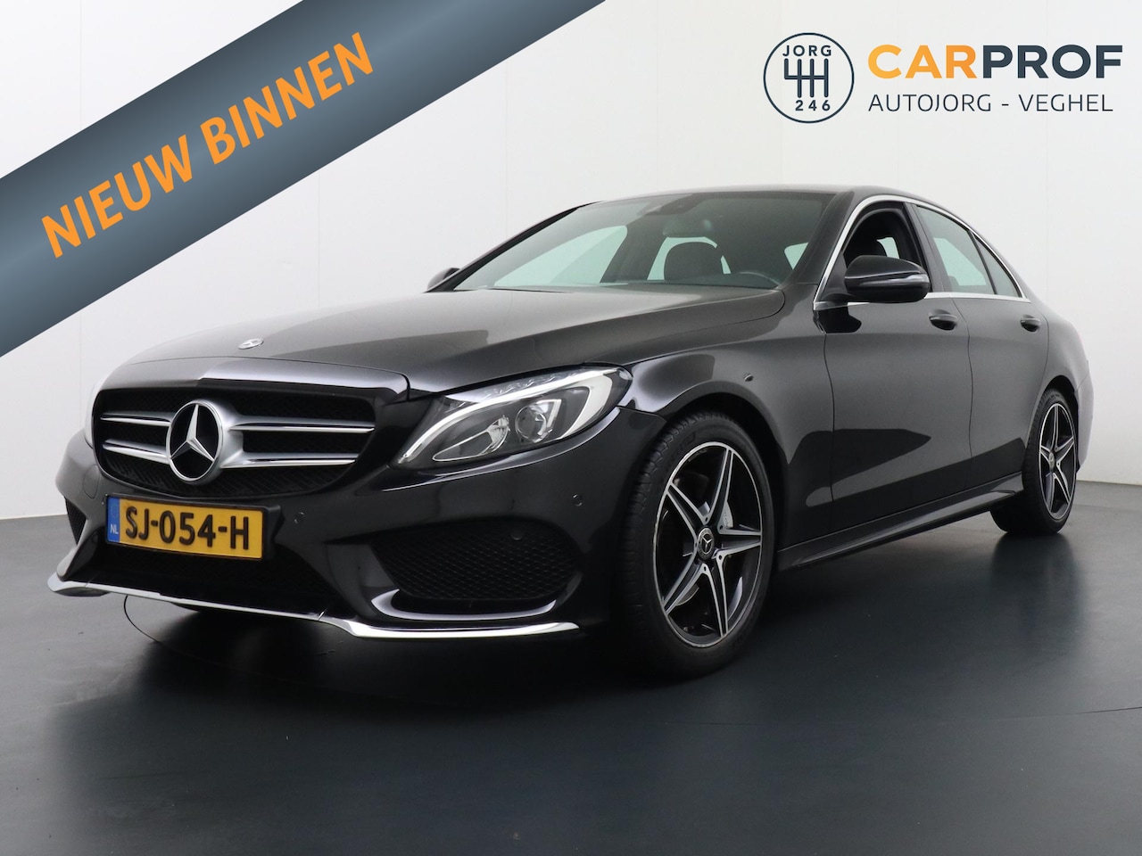 Mercedes-Benz C-klasse - 180 Sport Edition AMG Styling Leder Burmester Automaat - AutoWereld.nl