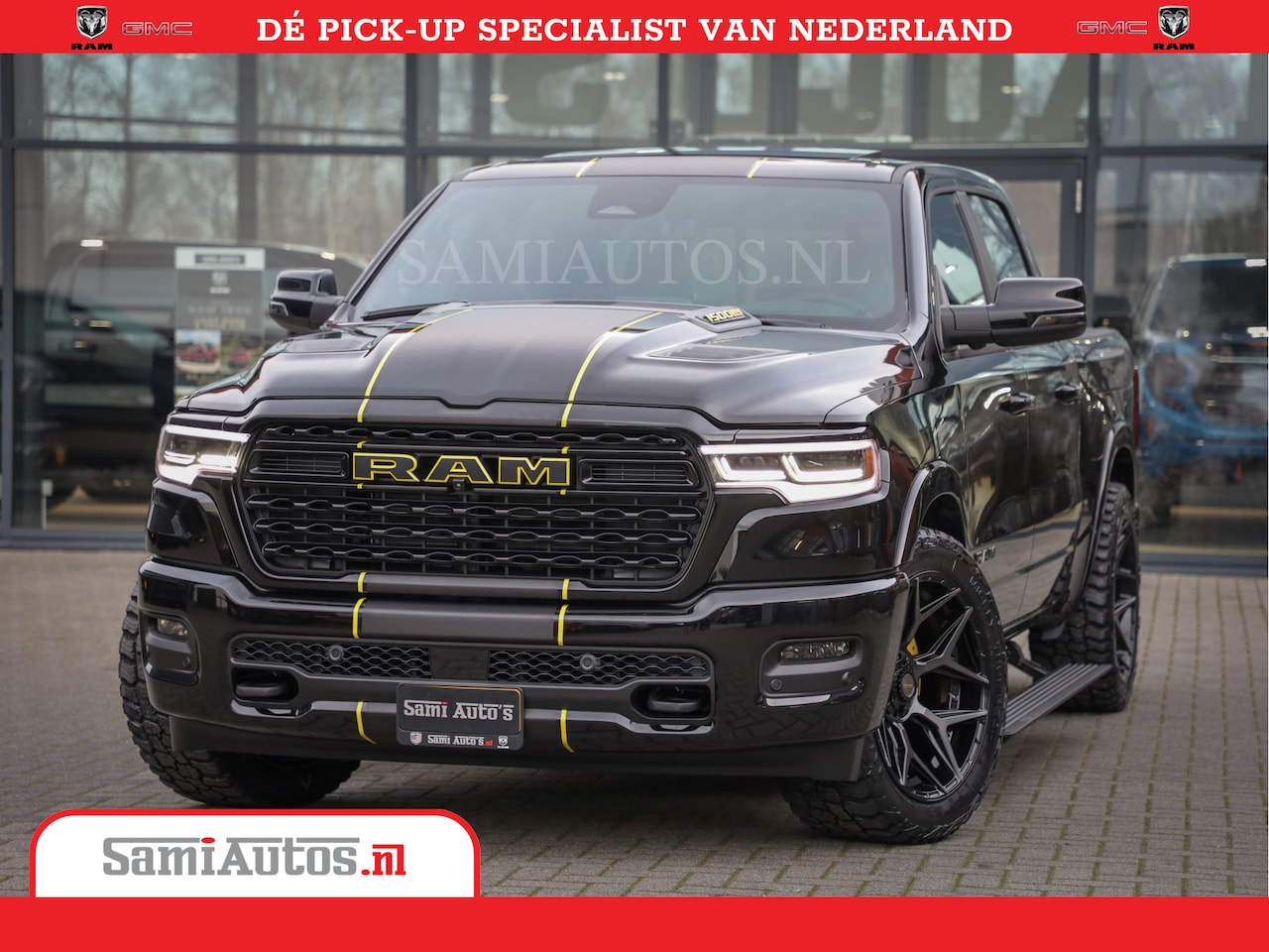 Dodge Ram 1500 - Limited Night High Output 540HP 706Nm | Massage + Full Option | De Meest Luxe en Volle Pic - AutoWereld.nl