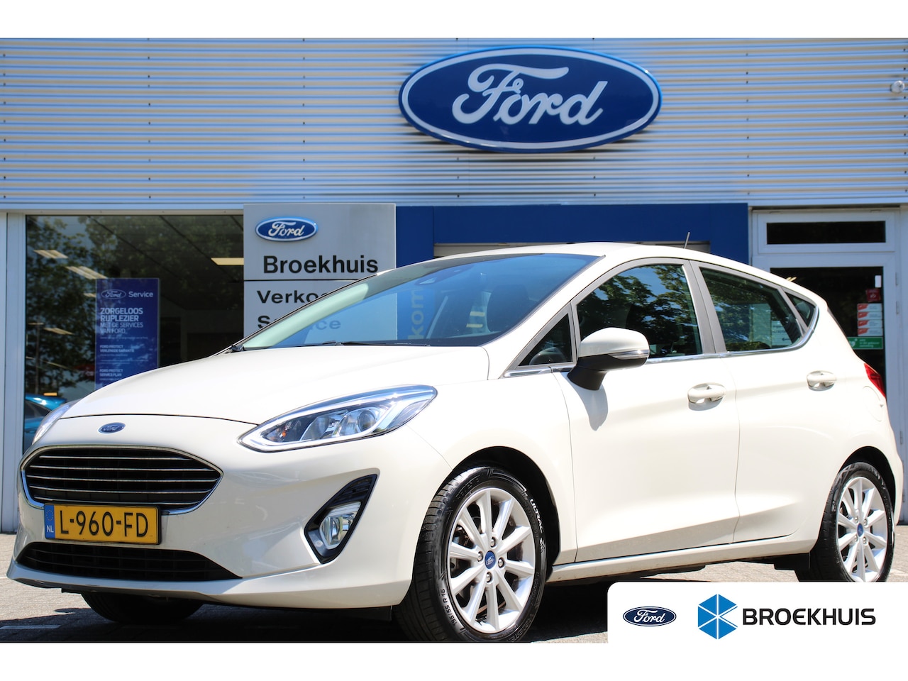 Ford Fiesta - 1.0 EcoBoost Titanium | Airco (automatisch) | Apple Carplay/Android Auto|telefoonintegrati - AutoWereld.nl