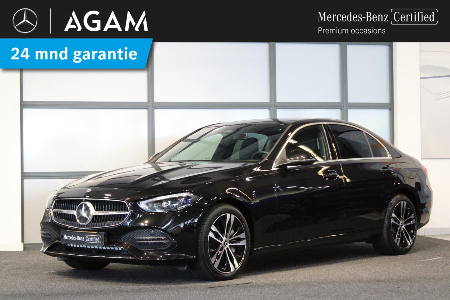 Mercedes-Benz C-klasse - Limousine 300 e Luxury Line Panorama dak - AutoWereld.nl