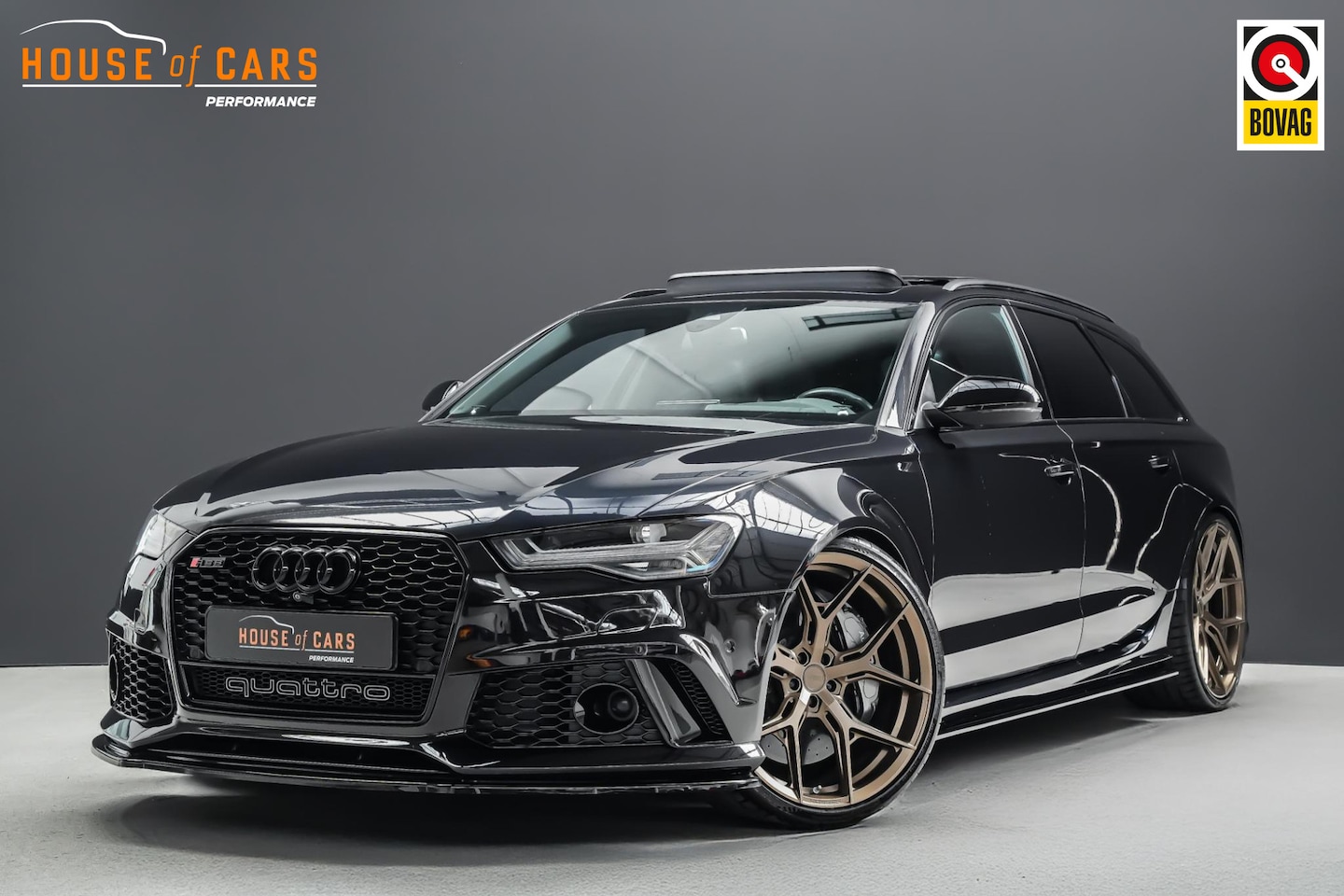 Audi A6 Avant - 4.0 TFSI RS 6 quattro performance Pro Line Plus |keramisch|22 inch Vossen|stage 2 tune|B&O - AutoWereld.nl