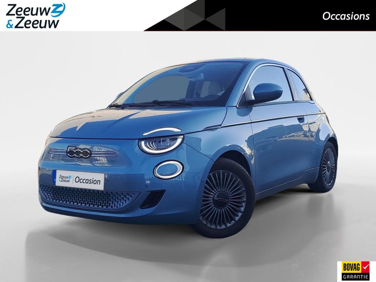 Fiat 500 - La Prima 42 kWh 100% fun, 100% electrisch | Pano dak | Parkeersensoren voor & achter | Met - AutoWereld.nl