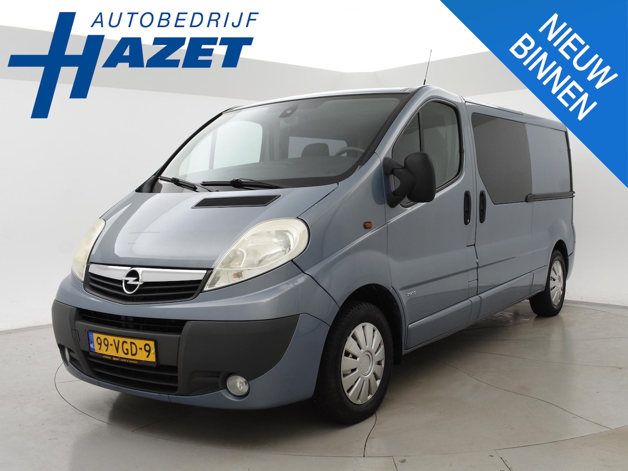 Opel Vivaro - 2.0 CDTI L2H1 5-PERS DUBBEL CABINE + 2 SCHUIFDEUREN | AIRCO | TREKHAAK | APK 02-2026 - AutoWereld.nl