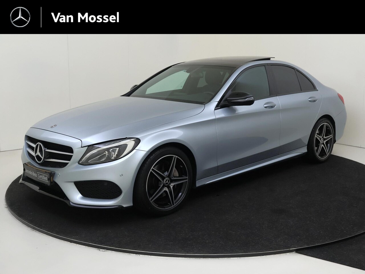 Mercedes-Benz C-klasse - 180 AMG Sport Edition / Stoelverwarming / Night-Pakket / Panaroma-schuifdak / - AutoWereld.nl