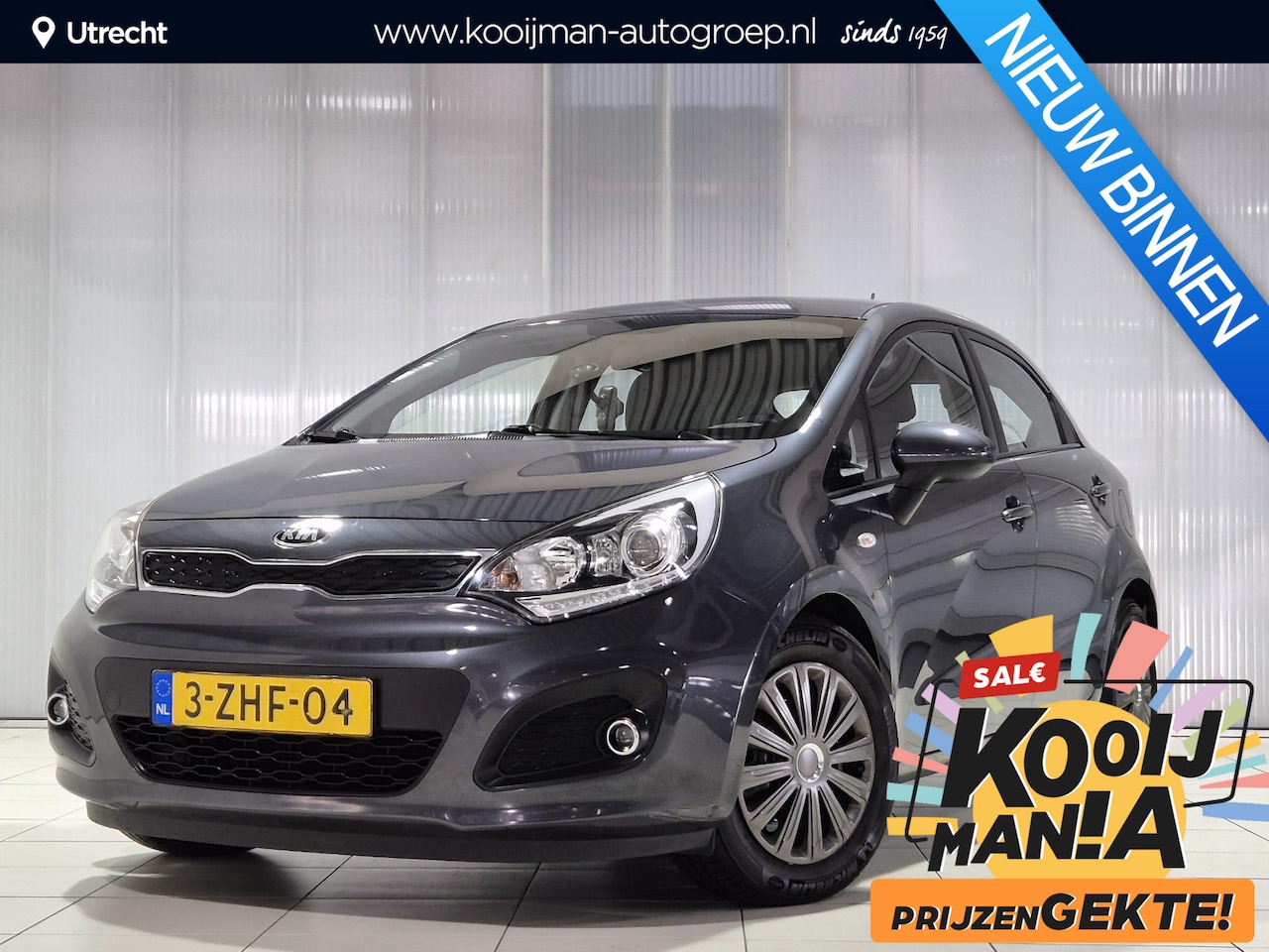 Kia Rio - 1.2 CVVT BusinessLine 1.2 CVVT BusinessLine , Cruise control, Airo, parkeersensor achter. - AutoWereld.nl