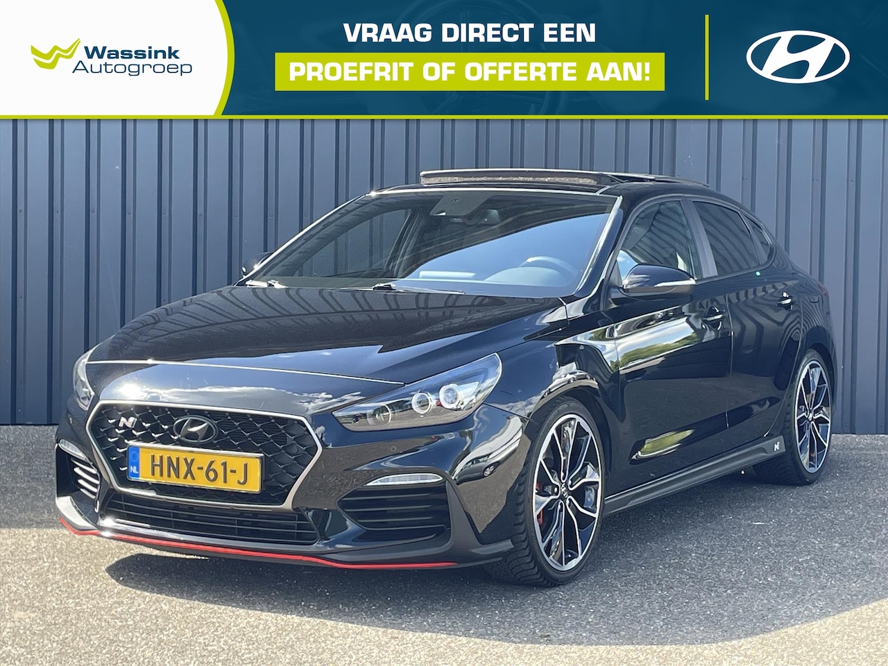 Hyundai i30 Fastback - 2.0 T-GDi 275pk Performance | Schuif / Kanteldak | Stoel -Stuur Verwarming | 2 Sets Wielen - AutoWereld.nl