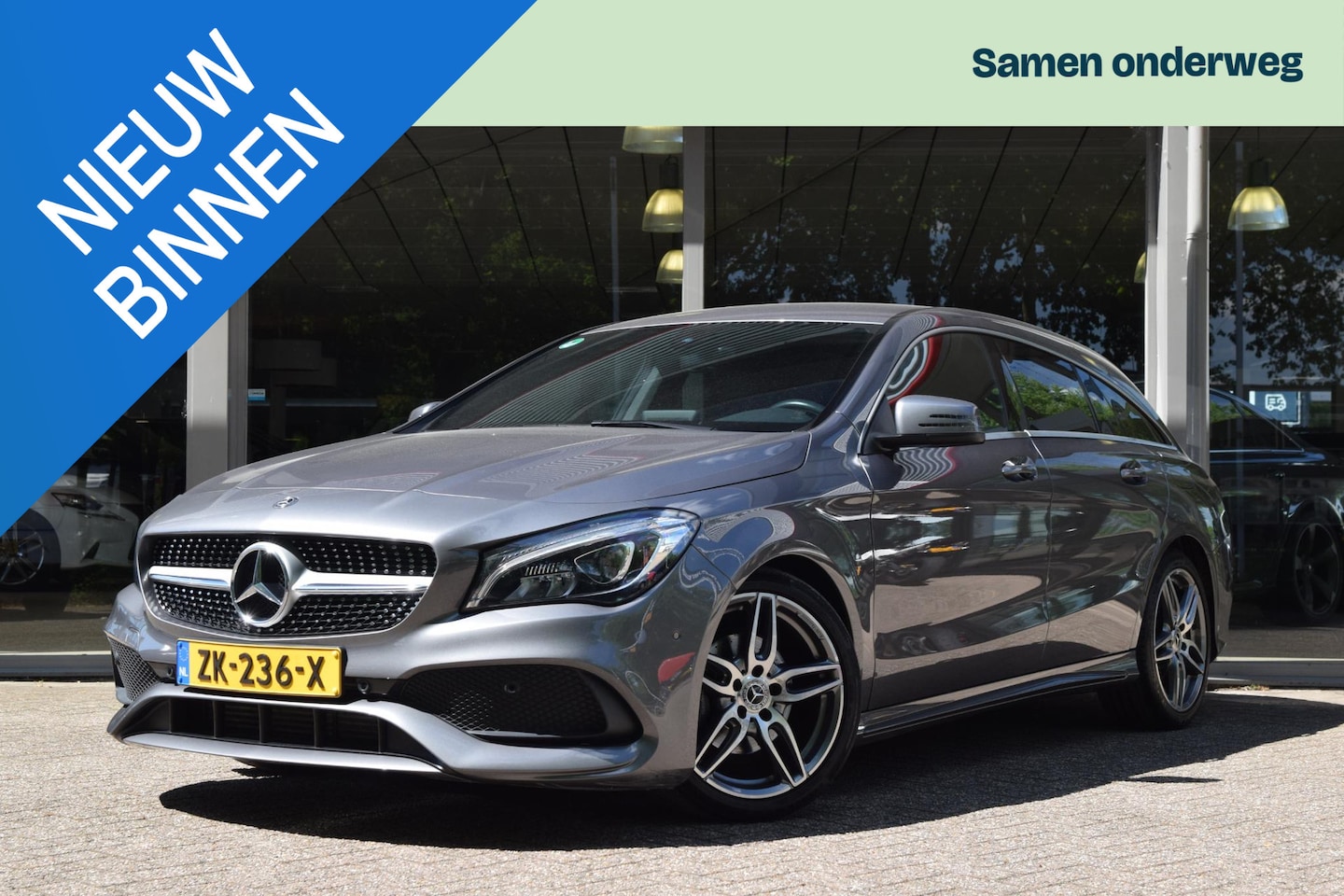 Mercedes-Benz CLA-klasse Shooting Brake - 180 Bus Sol AMG autm. Org NL met Stoelvw/GrNav/Cam - AutoWereld.nl
