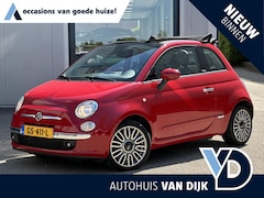 Fiat 500 C - 0.9 TwinAir 80pk Turbo Lounge | NL Auto/2e Eign./16-inch/Climate Control/PDC/Windscherm