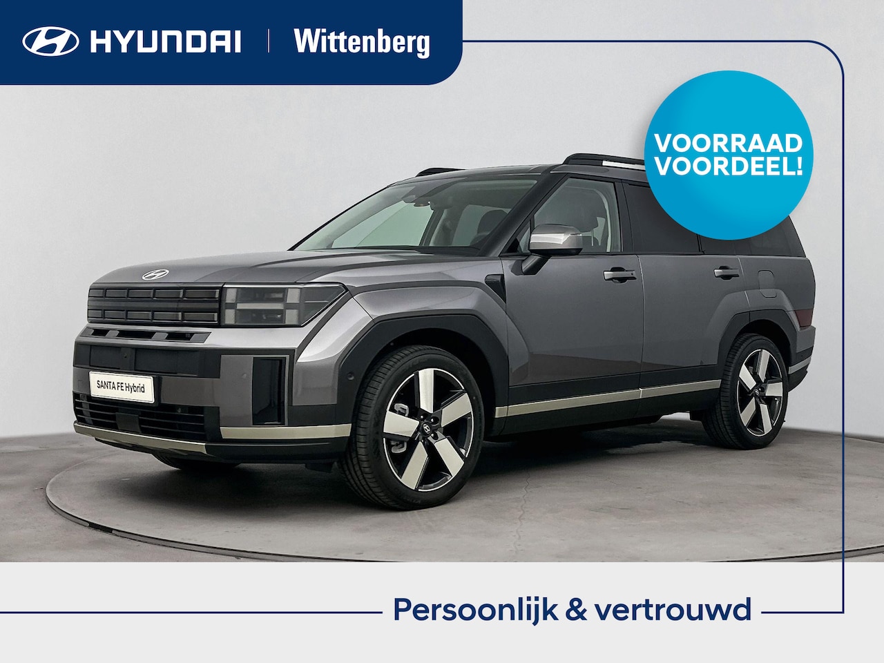 Hyundai Santa Fe - 1.6 T-GDI HEV Premium Sky 7p. | INCLUSIEF 1.500,- EURO VOORDEEL | DIRECT RIJDEN - AutoWereld.nl