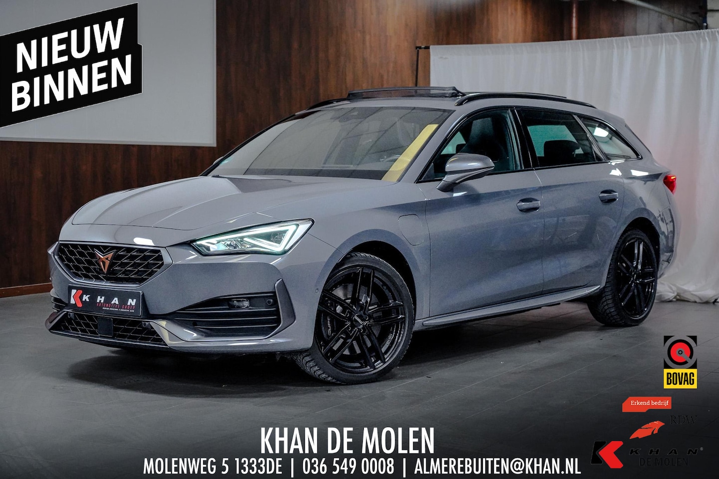 CUPRA Leon Sportstourer - 1.4 e-Hybrid VZ Performance Pano|ACC|Stoelverwarming|245PK - AutoWereld.nl
