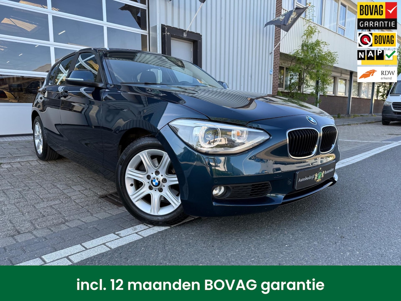 BMW 1-serie - 118i Business+ AUT ECC/PDC/LED/XENON/LMV-16/NAVI - AutoWereld.nl