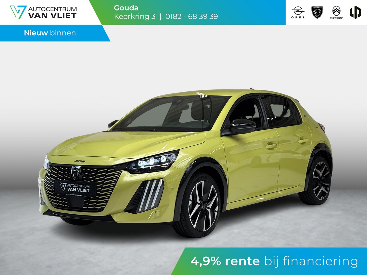 Peugeot e-208 - EV GT 51 kWh Navigatie | Adaptieve cruise control | Keyless | Stoelverwarming | Elektrisch - AutoWereld.nl