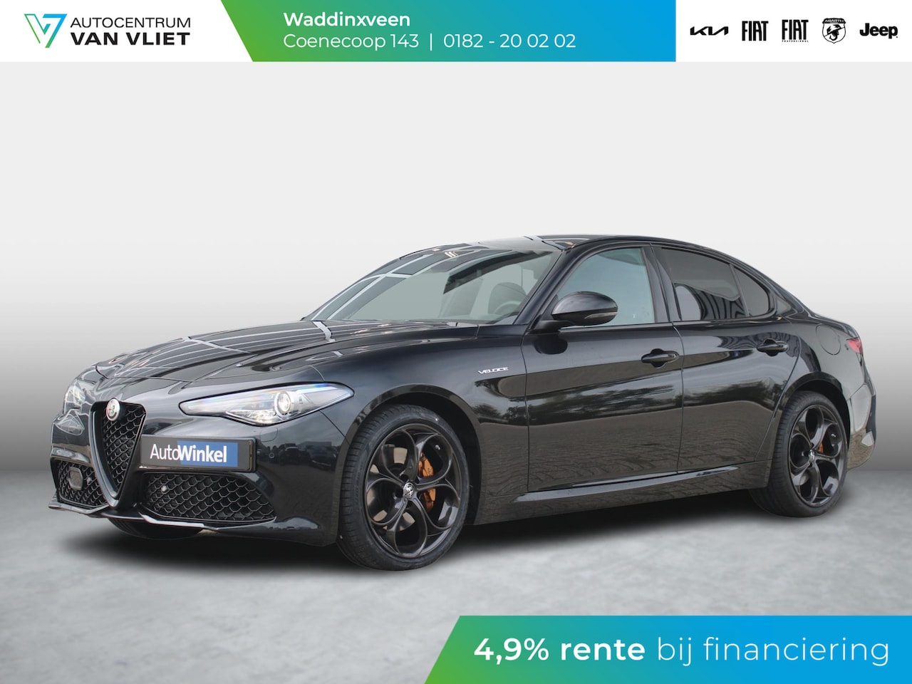 Alfa Romeo Giulia - 2.0 Turbo Aut. 320pk AWD Veloce | Schuif-/Kanteldak | Xenon | Navi | Leder | Apple Carplay - AutoWereld.nl
