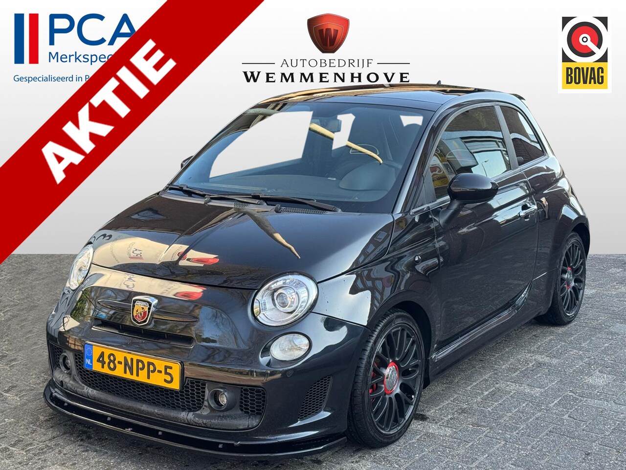 Fiat 500 Abarth - 1.4-16V Sport uitvoering/Lichtmetalen velgen/Airco - AutoWereld.nl