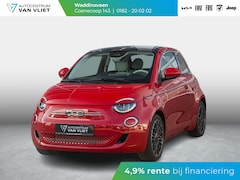 Fiat 500e - La Prima 42 kWh | Clima | Cruise | Leder | 17" | Priv Glass | Winter Pack | JBL Sound | BS